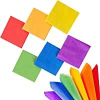 Whaline - Servilletas de papel de cóctel (120 unidades- 2 capas- para decoración de fiestas)- color arcoíris